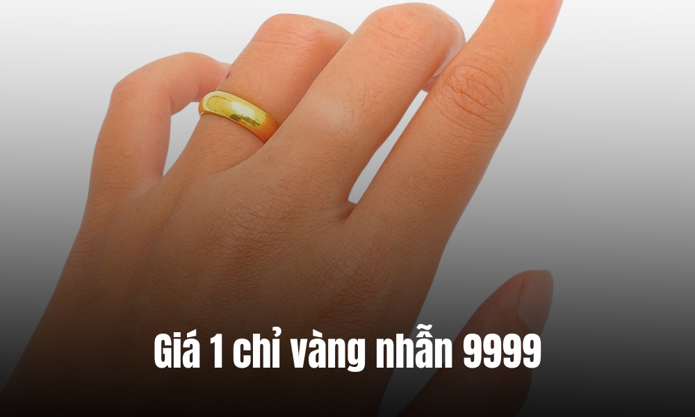 Giá nhẫn vàng 1 chỉ 9999