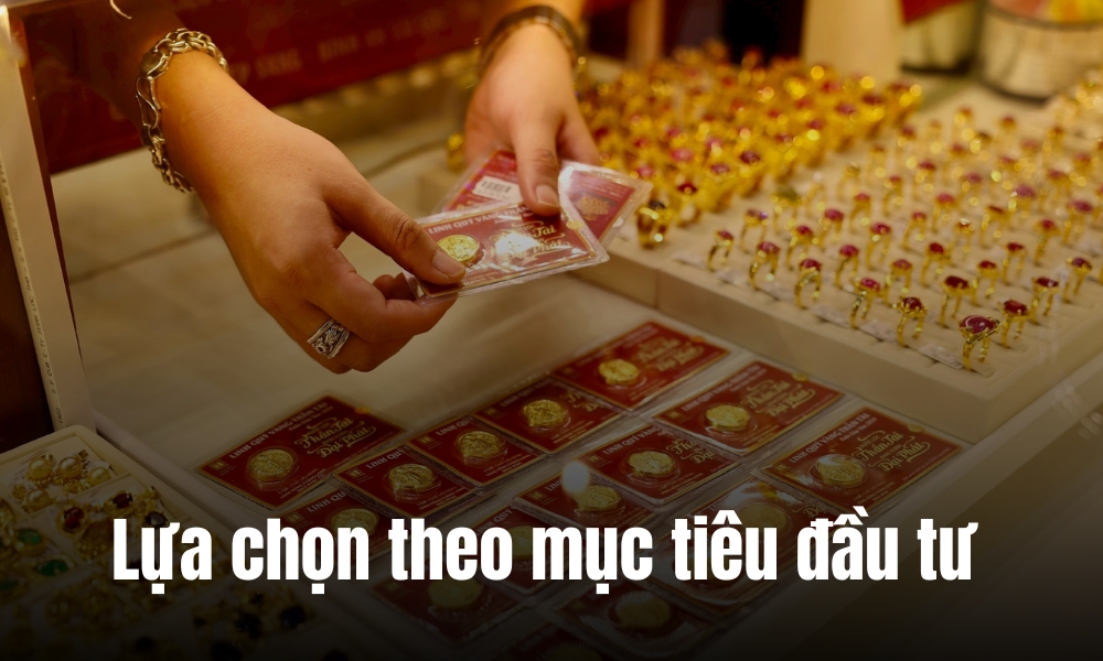 Nên đầu tư vàng miếng hay vàng nhẫn theo từng mục tiêu