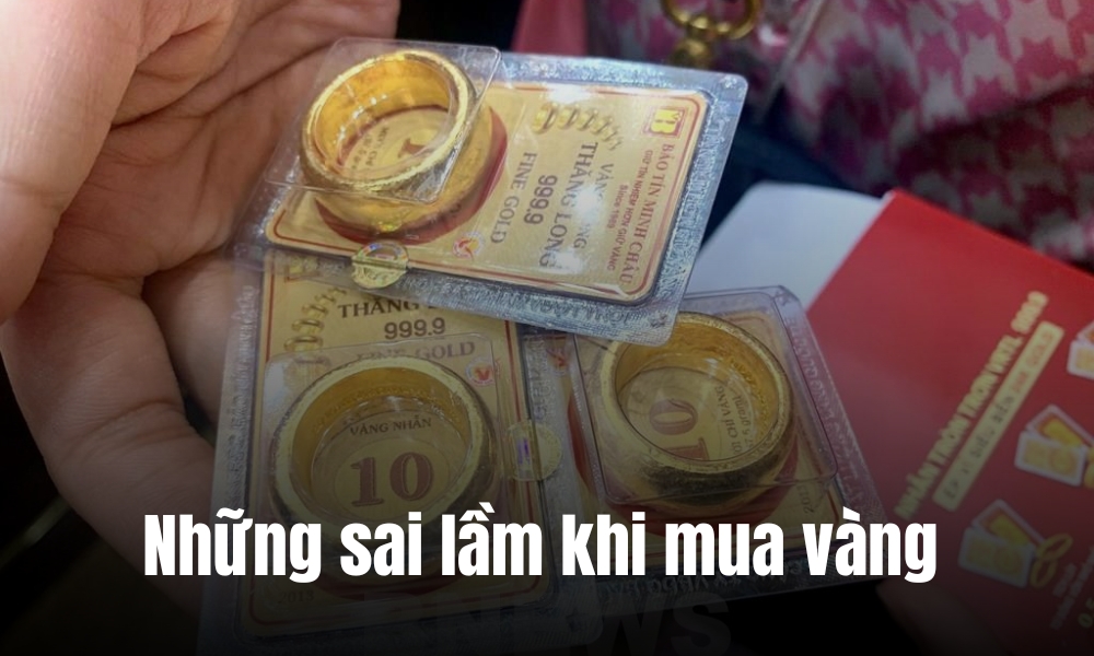 Những sai lầm khi chọn mua vàng để đầu tư