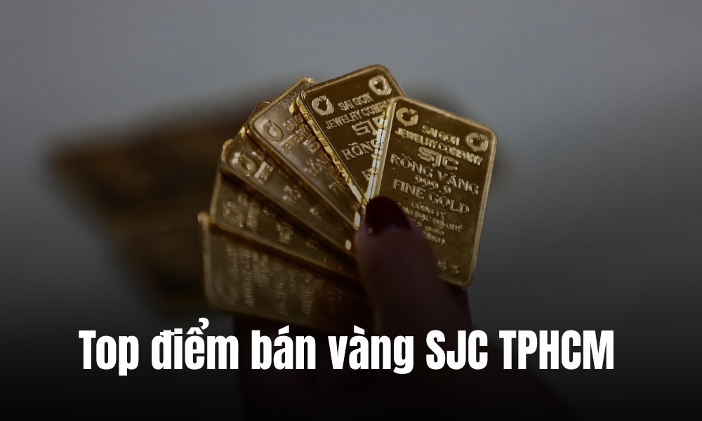 Các điểm bán vàng SJC ở  TPHCM