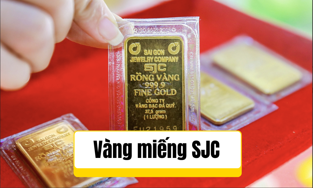 Vàng SJC là gì - vàng miếng