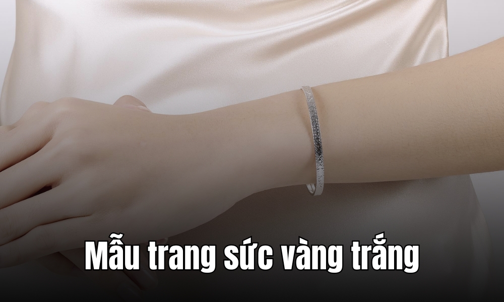 Các trang sức vàng trắng đẹp