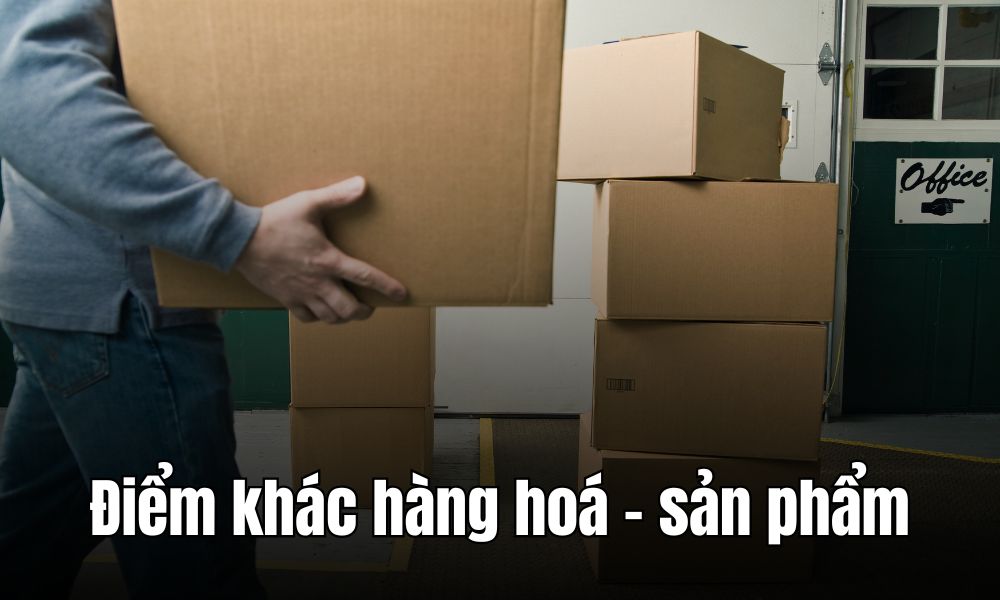 Sự khác nhau giữa hàng hoá và sản phẩm