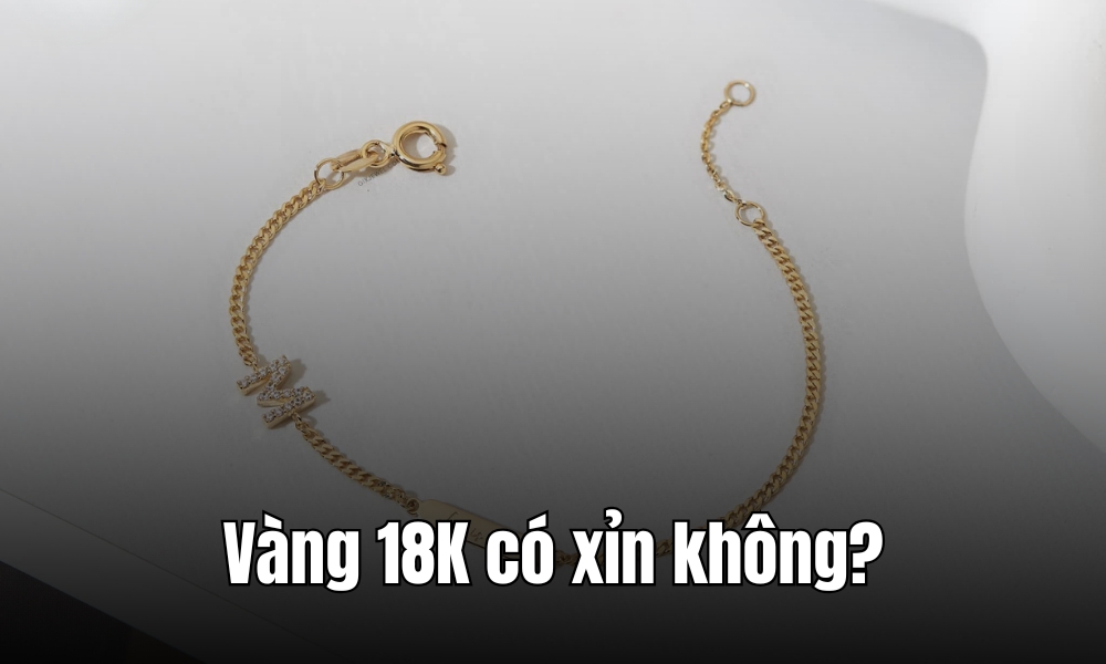 Vàng 18K có bị đen không?